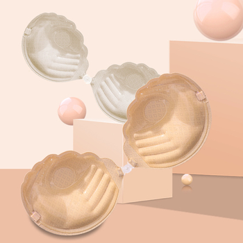 Регулируеми въртящи се бюст подплънки за жени с малък бюст – найлон, събиране и повдигане, удебелени, форма на зърното: цвете, марка Gelefen, за сватбени снимки