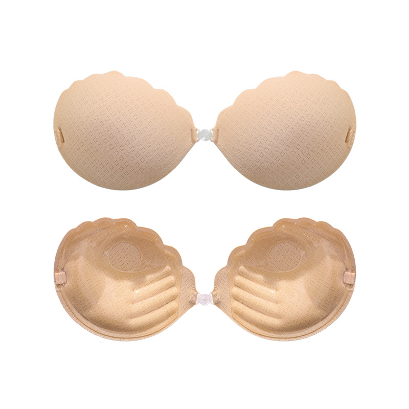 Регулируеми въртящи се бюст подплънки за жени с малък бюст – найлон, събиране и повдигане, удебелени, форма на зърното: цвете, марка Gelefen, за сватбени снимки