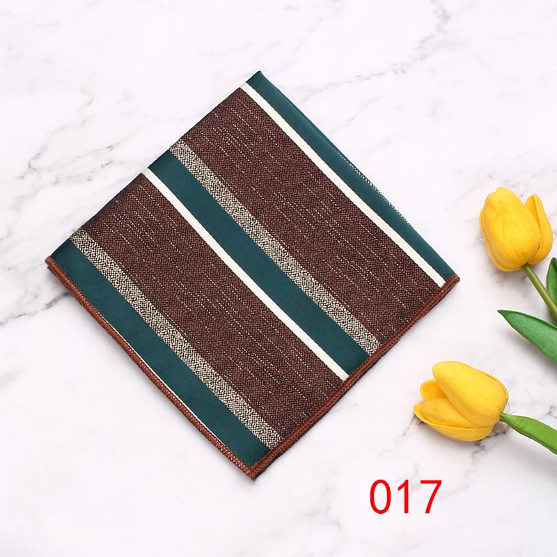 Τσέπη πετσέτα για άνδρες, μοτίβο λουλουδιού κασεου, νήμα πολυεστέρα, μοντέρνο ζακάρ