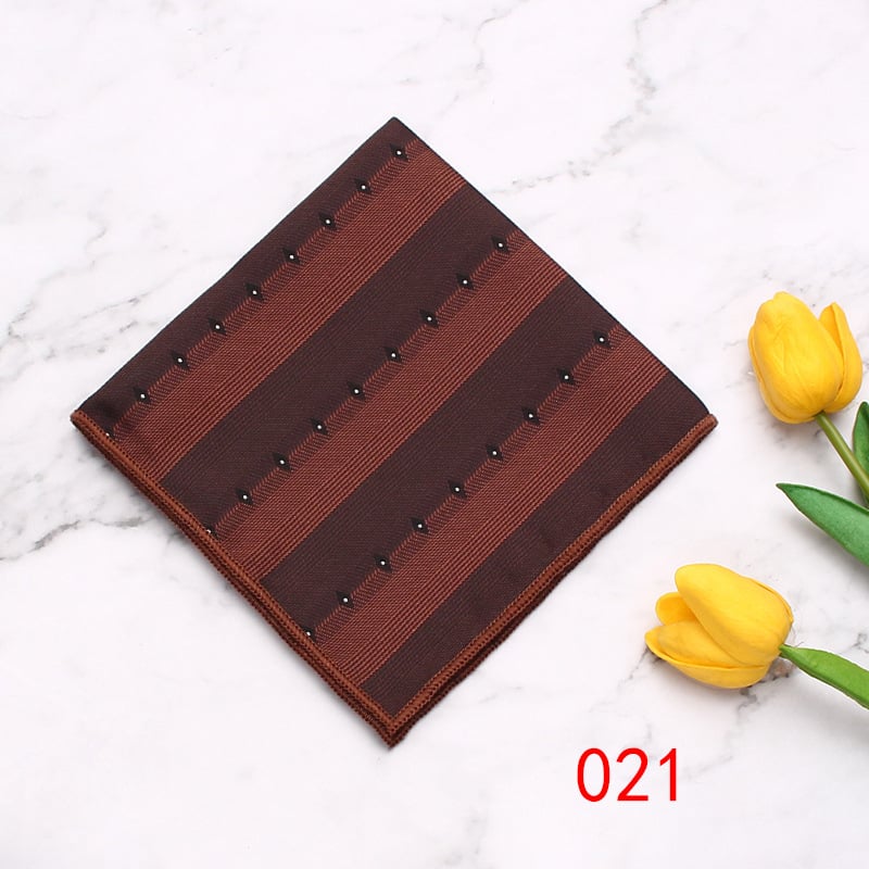 Τσέπη πετσέτα για άνδρες, μοτίβο λουλουδιού κασεου, νήμα πολυεστέρα, μοντέρνο ζακάρ