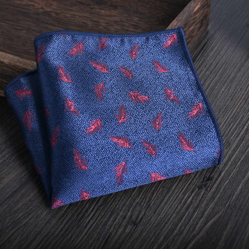 Zsebkendő zakókhoz Jacquard csíkos mintával, poliészter szál, poliészter bélés, magas minőségű stílus