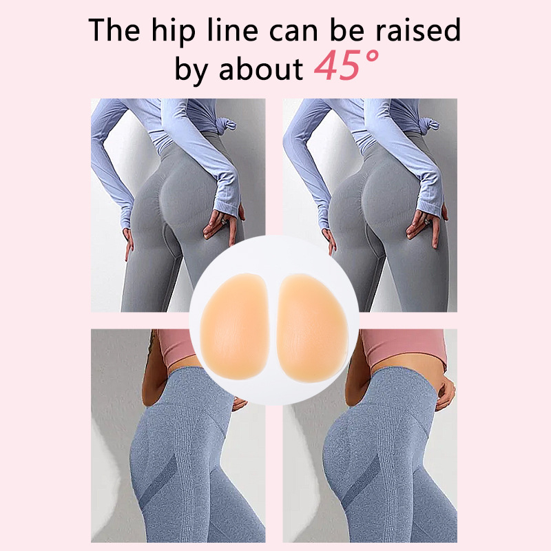 Силиконова подложка за ханша, удебелена форма, безшевна самозалепваща, за повдигане и оформяне на ханша