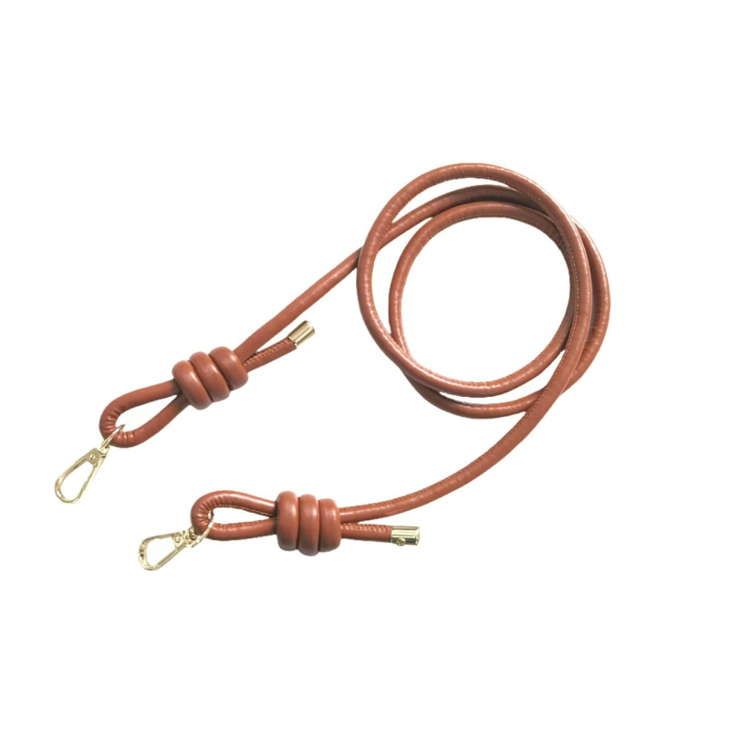 Podesivi kaiš za torbu od PU užeta za žene, čvor na jednom ramenu, pleteni kaiš za crossbody torbu