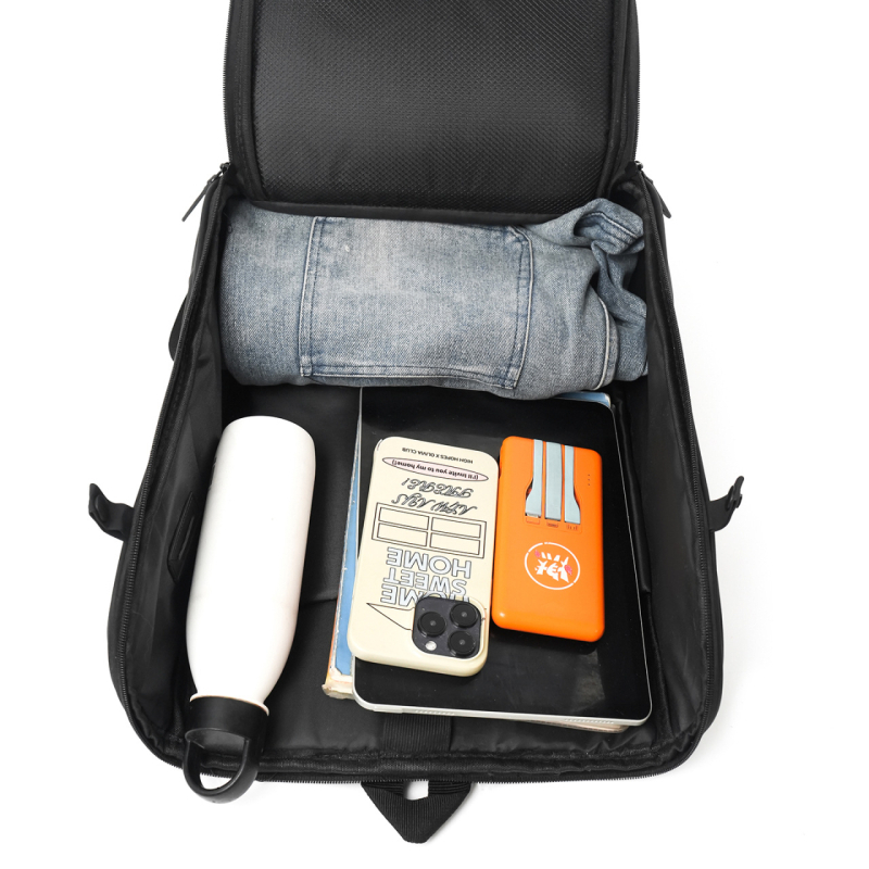 Unisex kuprinė 20–35L, atspari vandeniui 16 colių nešiojamam kompiuteriui, Film+Net medžiaga, verslo kelionė