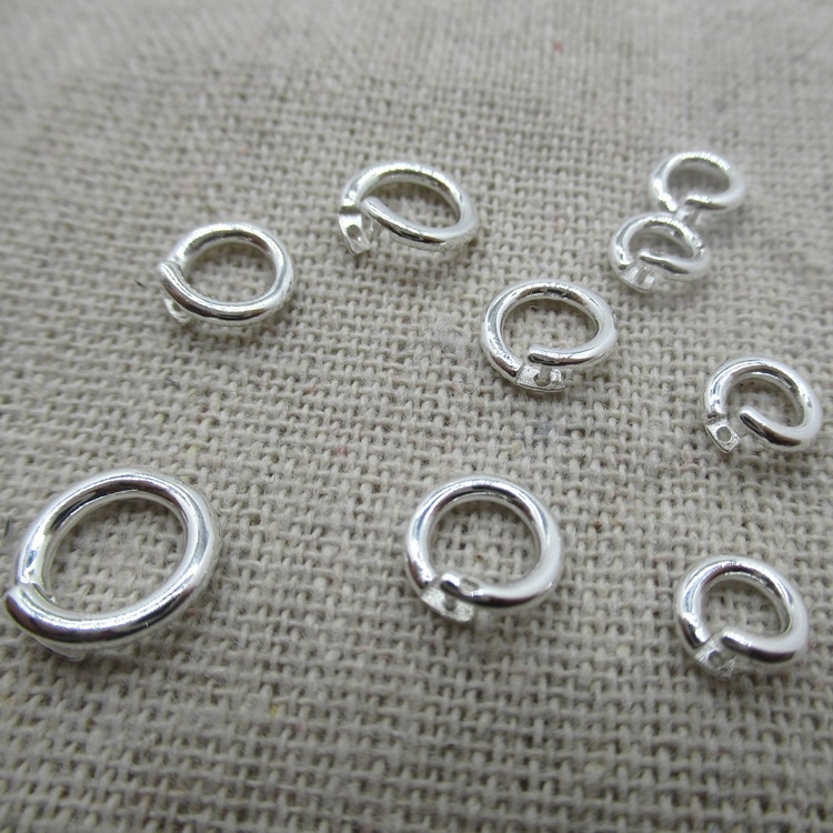 DIY nakit dodaci – Srebro 925, otvorena kružna kopča, privjesak, polirani završni sloj