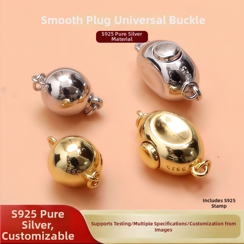 Cataramă universală pentru bijuterii – argint 925, electroplacare, catarame accesorii, catarame de conectare și catarame cu perle