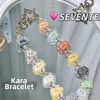 Akrila atslēgu piekariņš ar zvaigznīšu motīvu, drukāts dizains, gatavs dāvanai