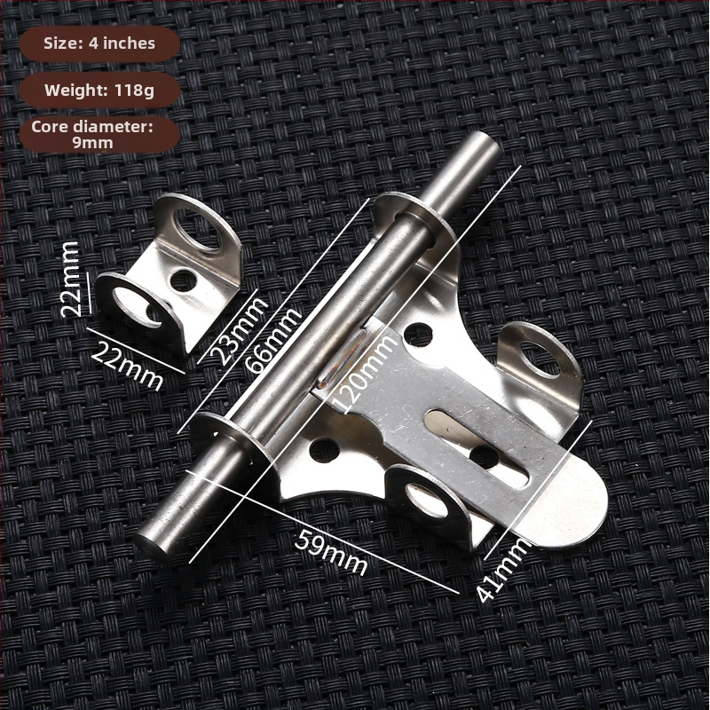 Smags durvju aizslēdzējs, kreisais un labais montāža, nerūsējošais tērauds 201, pulēta virsma, pielāgojams