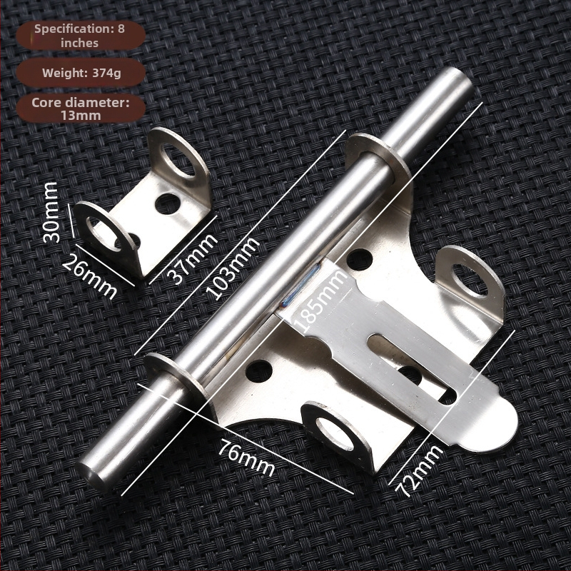 Smags durvju aizslēdzējs, kreisais un labais montāža, nerūsējošais tērauds 201, pulēta virsma, pielāgojams