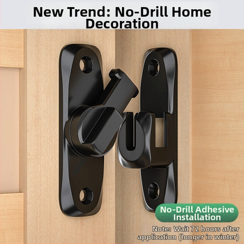 Durvju pretzādzības spona, alumīnija sakausējums, modelis 8025, piemērots koka un nerūsējošām durvīm