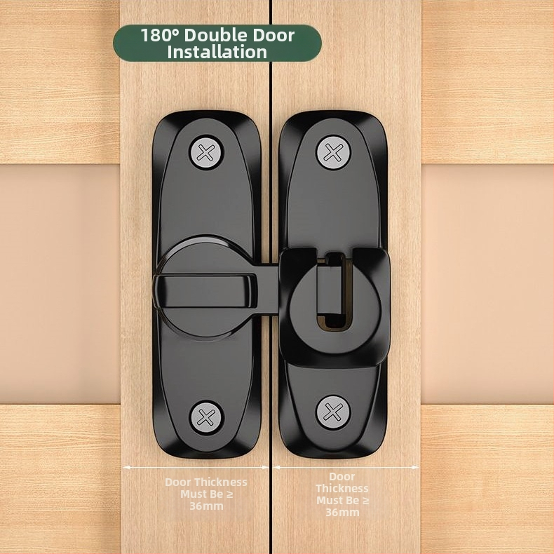 Durvju pretzādzības spona, alumīnija sakausējums, modelis 8025, piemērots koka un nerūsējošām durvīm