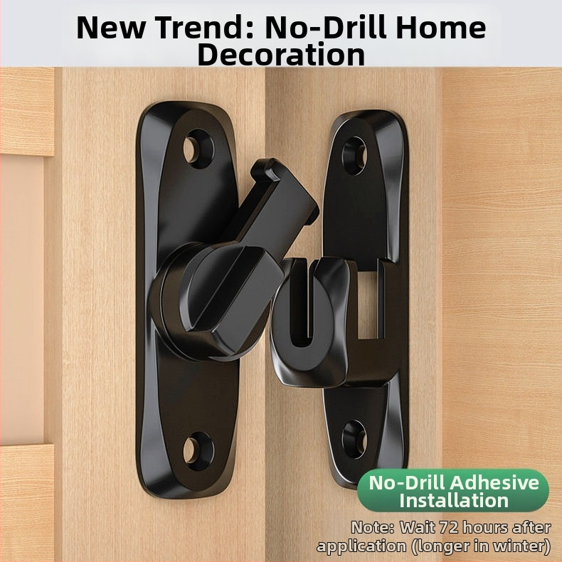 Durvju pretzādzības spona, alumīnija sakausējums, modelis 8025, piemērots koka un nerūsējošām durvīm