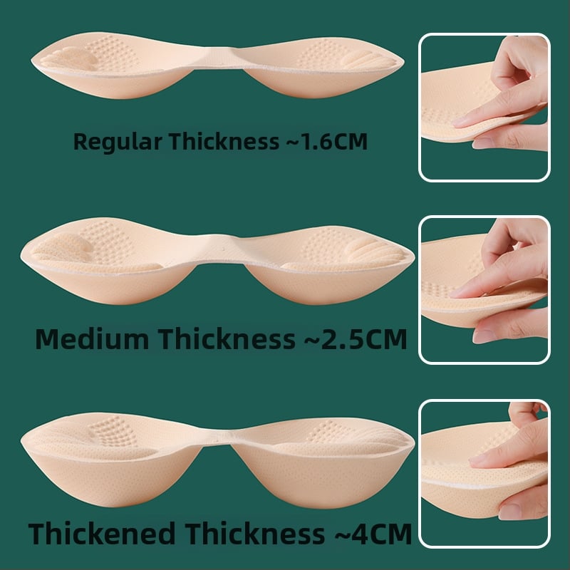 Подплънки за сутиен за повдигане, изкуствен латекс, удебелени вътрешни подложки, за повдигане и оформяне
