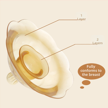 Divslāņu silikona krūšu aizsargs pumpēšanai – bradavīšu aizsardzība, iekšējā doļa