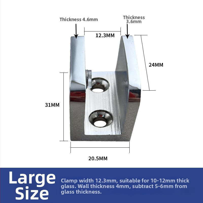Stikla skava no vara, modeļa G6027, Ling Bridge, piemērota stikla turētājam/klipam, mūsdienīgs vienkāršs stils