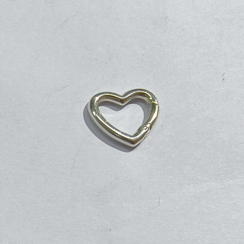 Catarame din argint 925 pentru bijuterii – cercuri, triunghiuri, inimă și deschidere pătrată pentru conectarea colierelor și brățărilor DIY