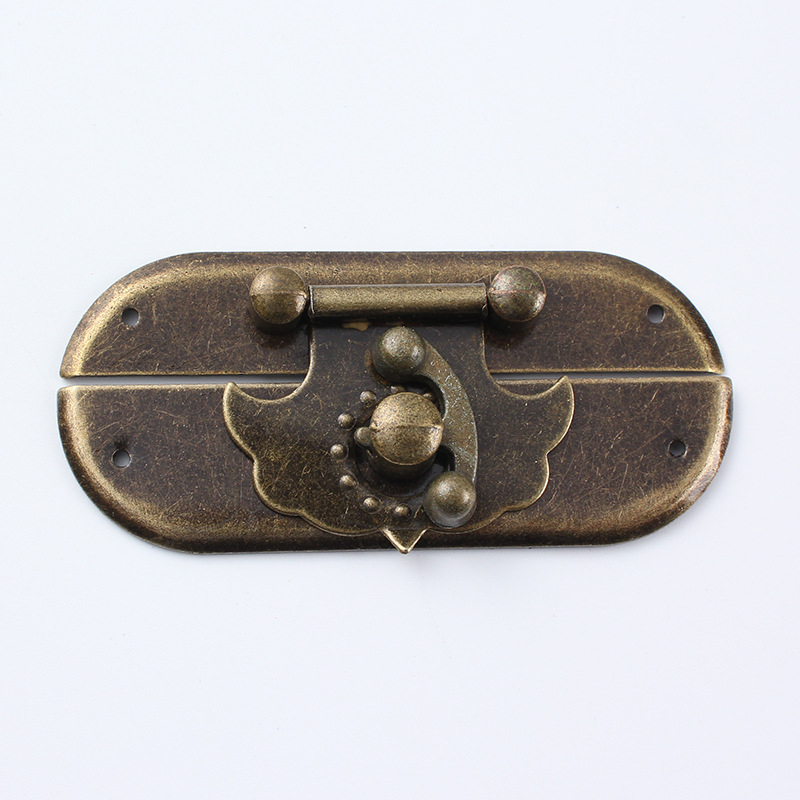 Dzelzs kastes aizdare – koka kastēm, antīkā izskats, Tonglang Fang zīmols, modelis 1, Jauns ķīniešu stils