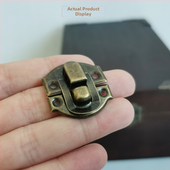 Kastes aizslēga hardware, dzelzs, Jingwei Hardware, Jaunā Ķīniešu stilā, elektroplatinga apdare, piemērots vīna kastēm, dāvanām un juvelierkastēm