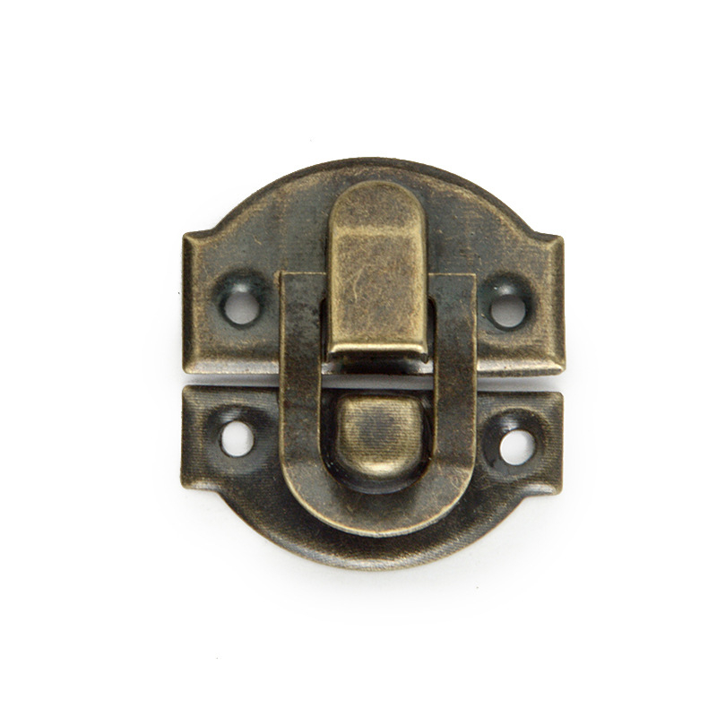 Kastes aizslēga hardware, dzelzs, Jingwei Hardware, Jaunā Ķīniešu stilā, elektroplatinga apdare, piemērots vīna kastēm, dāvanām un juvelierkastēm