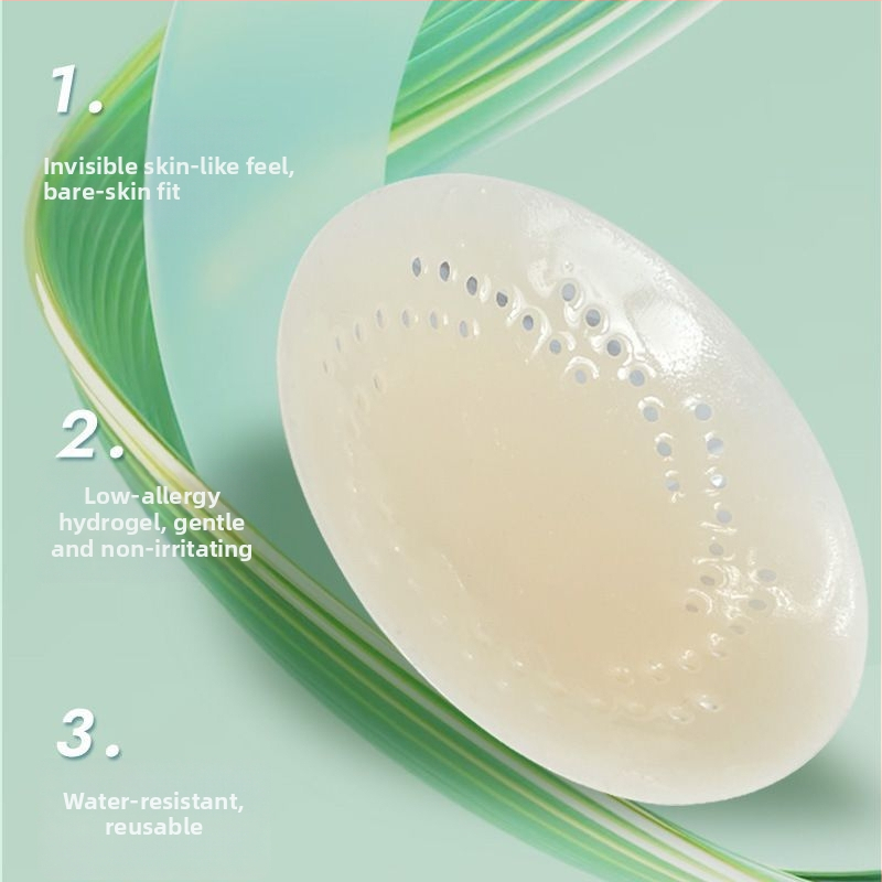 Szilikon mellbimbó tapasz, kör alakú, vékony, láthatatlan, szexi stílus