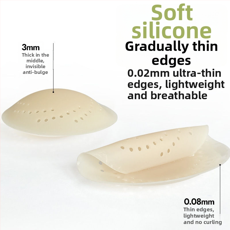 Szilikon mellbimbó tapasz, kör alakú, vékony, láthatatlan, szexi stílus