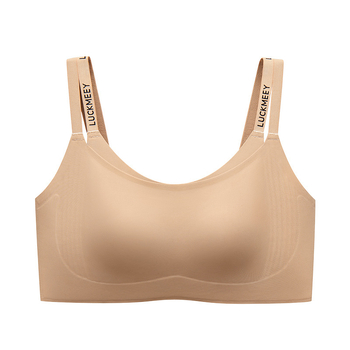 Biustui mažoms krūtims – švelni palaikai, be siūlių dizainas, pagrindinis audinys nailonas, įdėklas iš spandekso, fiksuotos dvigubos petnešos, užpakalinė keturių eilių kabliukų uždarymas, kaušelių formos triušio ausys