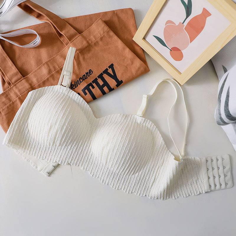 Wheat Ear latex bandeau top bez naramenica, bezšavni, protuklizno, jednodijelno donje rublje za žene