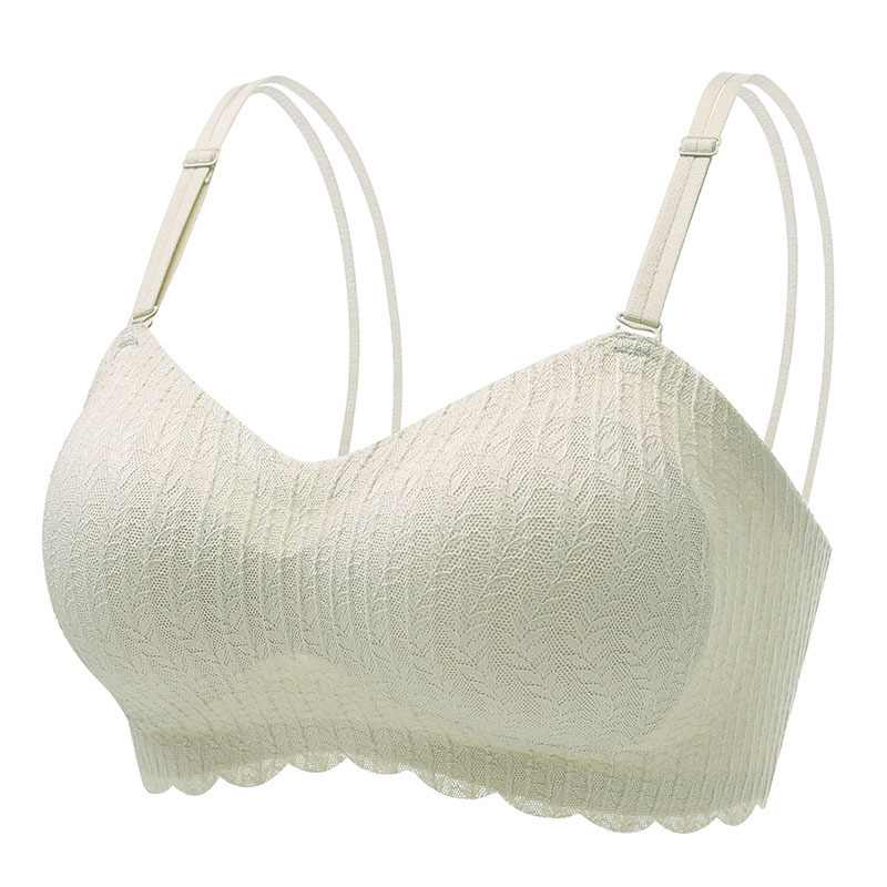 Wheat Ear latex bandeau top bez naramenica, bezšavni, protuklizno, jednodijelno donje rublje za žene