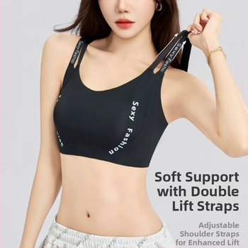 Liemenėlė be siūlių su push-up efektu, kvėpuojanti, šoninis formavimas