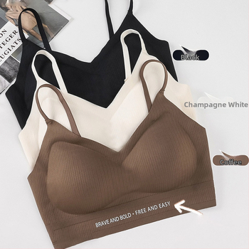 Nailona krūšturis-vest ar 3/4 krūšu kauss, plāns formēts kauss, fiksētas dubultās siksnas, elpojošs komforts