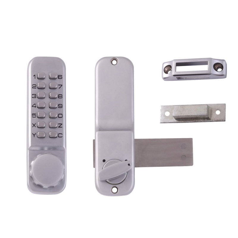 OS15A Mehāniska kodu slēdzene ārējām un iekšējām durvīm, cinka sakausējums, slēdzenes attālums 60 mm