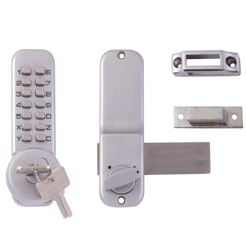 OS15A Mehāniska kodu slēdzene ārējām un iekšējām durvīm, cinka sakausējums, slēdzenes attālums 60 mm