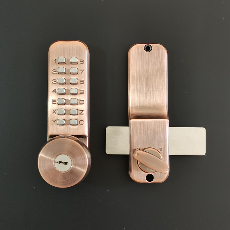 OS15A Mehāniska kodu slēdzene ārējām un iekšējām durvīm, cinka sakausējums, slēdzenes attālums 60 mm