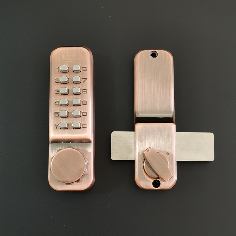 OS15A Mehāniska kodu slēdzene ārējām un iekšējām durvīm, cinka sakausējums, slēdzenes attālums 60 mm