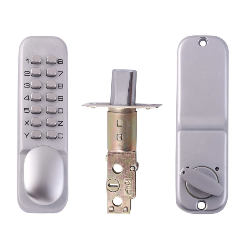 OS15A Mehāniska kodu slēdzene ārējām un iekšējām durvīm, cinka sakausējums, slēdzenes attālums 60 mm