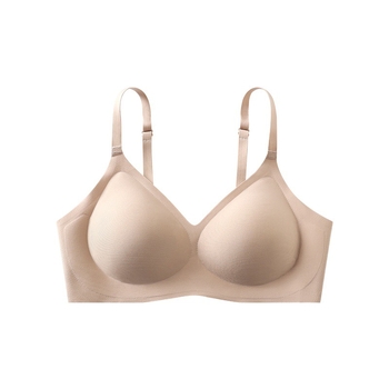 Sutien invizibil fără cusături pentru sânii mari – Cupe 3/4, Formă de cupă subțire, Bretele fixe duble, Cataramă dublă la spate, Fără elemente metalice