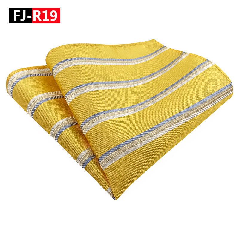 Mulan zsebkendő négyzet - csíkos Jacquard poliészter, estélyi viselet