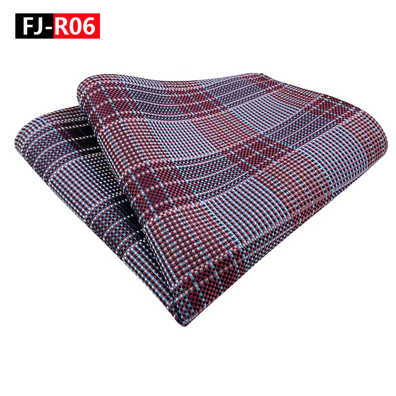 Zsebkendő zakóhoz csíkos mintával (Anyag: poliészter szál; Minta: csíkos; Stílus: estélyi viselet; Feldolgozás: Jacquard; Bélés: poliészter)