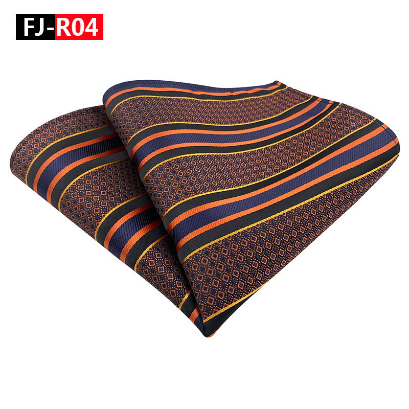 Μαντήλι τσέπης με ρίγες, ζακάρντ πολυεστέρας, επένδυση πολυεστέρα, βραδινή ενδυμασία