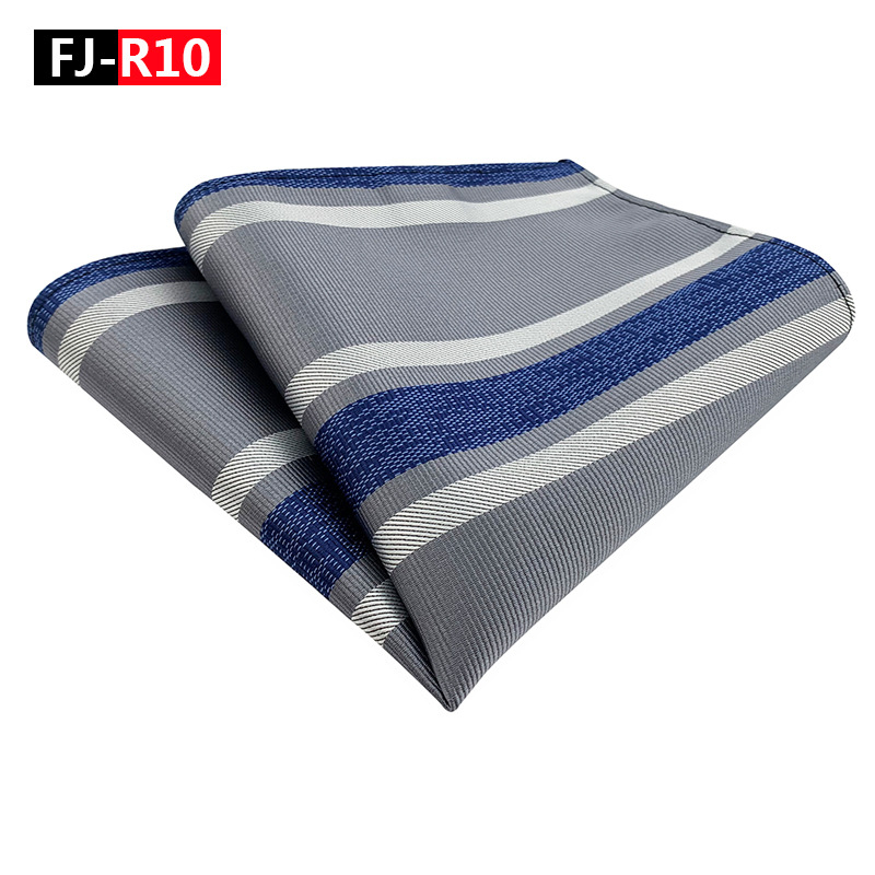 Μαντήλι τσέπης με ρίγες, ζακάρντ πολυεστέρας, επένδυση πολυεστέρα, βραδινή ενδυμασία