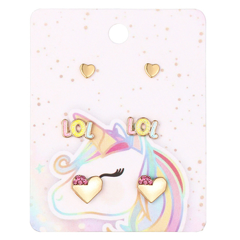 Laste kõrvarõngad, karikatuurne lillekujundus, Printsessi sari, sulam