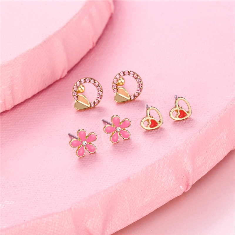 Segatud kõrvarõngad segust — karikatuur lillekujundus, Printsesside sari lastele