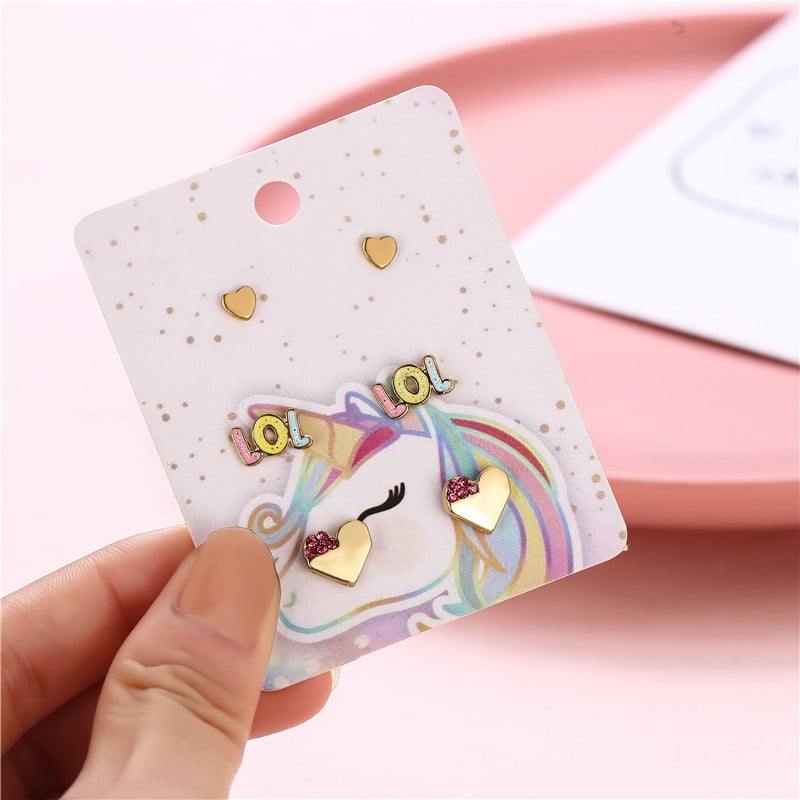 Segatud kõrvarõngad segust — karikatuur lillekujundus, Printsesside sari lastele