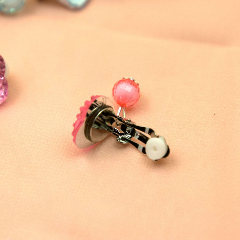 Lastele mõeldud resinist kõrvarõngad multikas stiilis, 8 paari komplekt, eraldi pakendatud, kohandatav