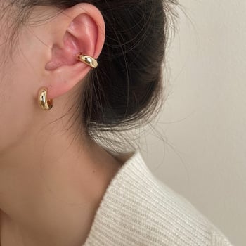 Zi Tong kõrvaklipsud, U-kujuline, hõbedase või kuldse kattega, elektroplaaditud, naistele