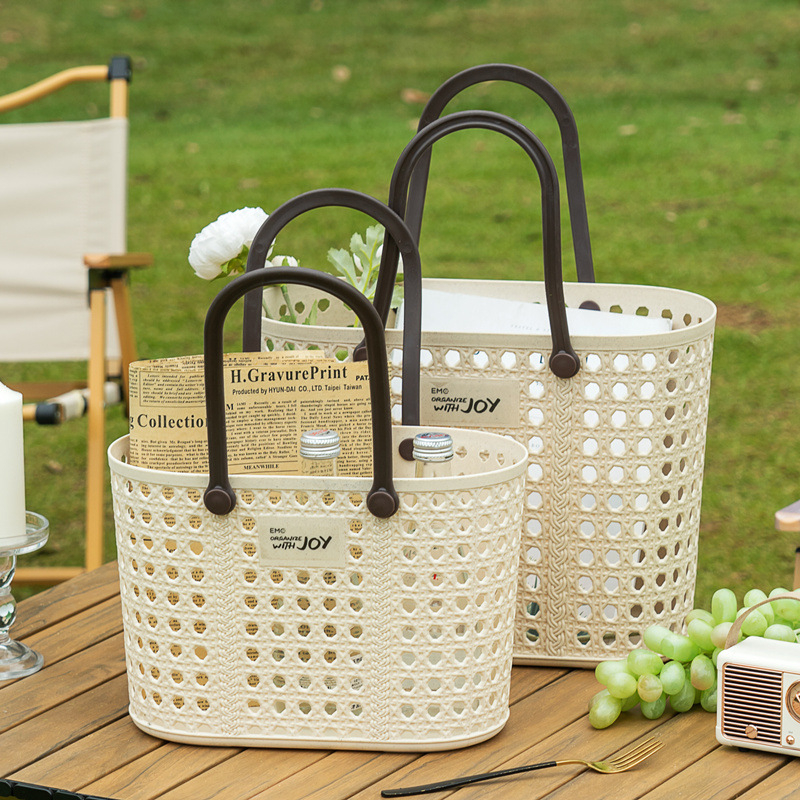 PP plastični koš za voće i povrće, pastoralni stil, izdanje ljeta 2024