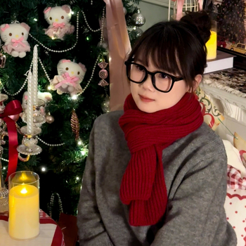 Egy színű kötött meleg sál, kollégiumi stílus, felnőttek és gyerekek számára, szülő-gyermek párosítás, téli viselet, Deer plush anyag, friss és édes stílus