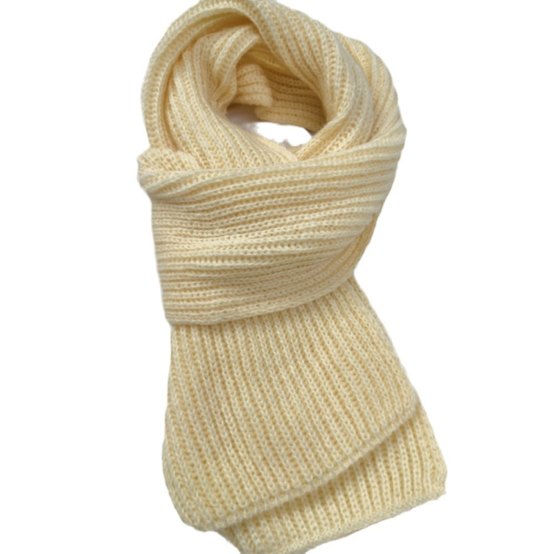 Egy színű kötött meleg sál, kollégiumi stílus, felnőttek és gyerekek számára, szülő-gyermek párosítás, téli viselet, Deer plush anyag, friss és édes stílus