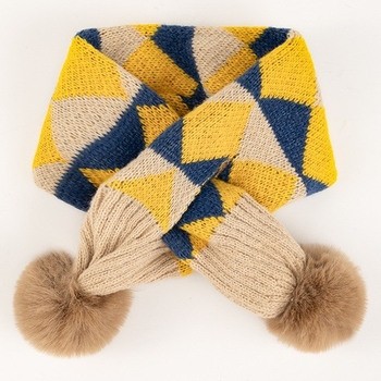 Uniszex sál kockás mintával, poliészter, sima szövés, jacquard, téglalap alakú