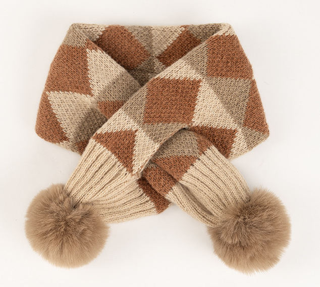 Uniszex sál kockás mintával, poliészter, sima szövés, jacquard, téglalap alakú